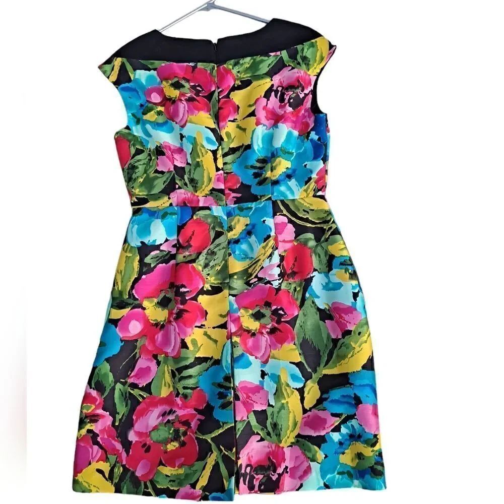 Cynthia Steffe Greta MINI vibrant Floral A-Line Dress Size 8 - Picture 4 of 7